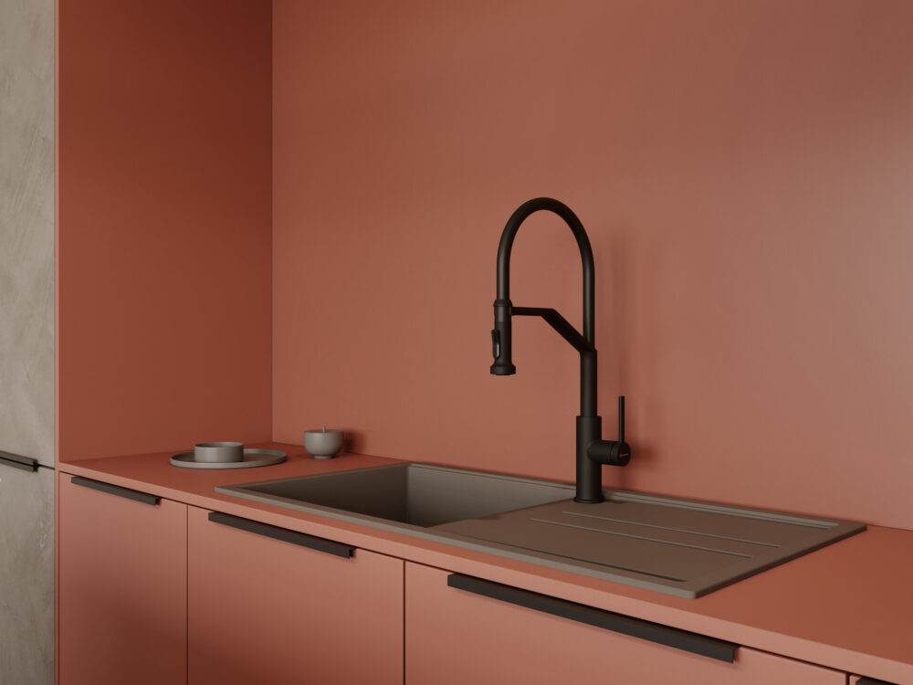 Распродажа - изображение №4 "Смеситель Omoikiri Makkari 2 Plus-SB-LG-BL латунь/светлое золото/черный, 4994496"  на www.Angstrem-mebel.ru