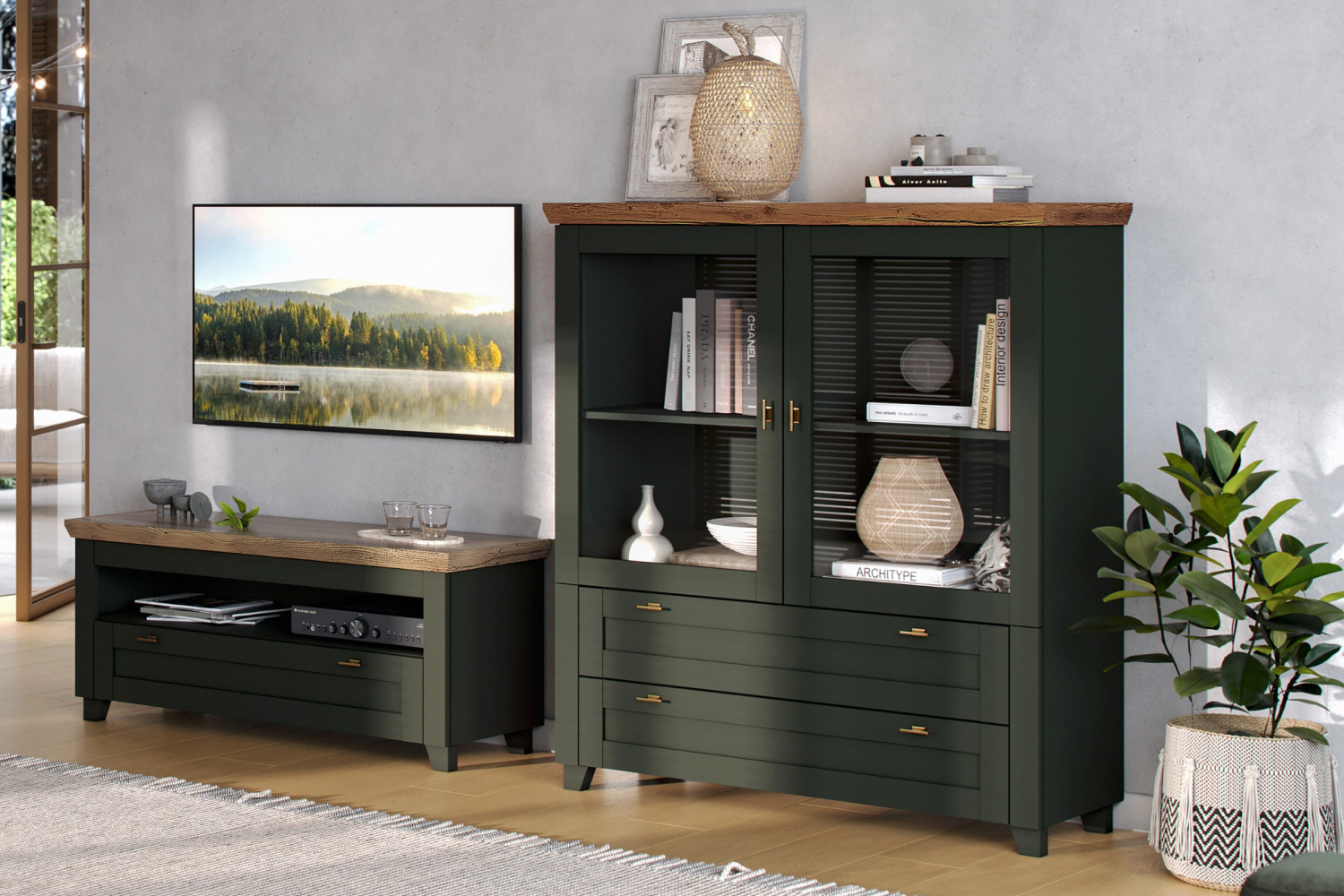 Шкафы-витрины - изображение №6 "Шкаф Эмили"  на www.Angstrem-mebel.ru