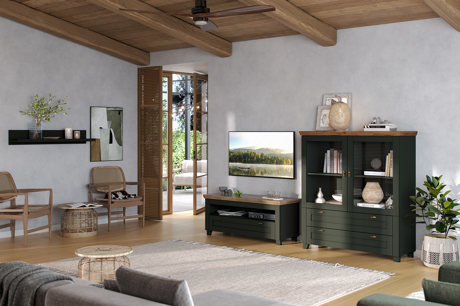 Шкафы-витрины - изображение №5 "Шкаф Эмили"  на www.Angstrem-mebel.ru