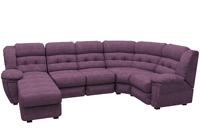 Угловой диван Глория с оттоманкой , стиль Современный, гарантия 